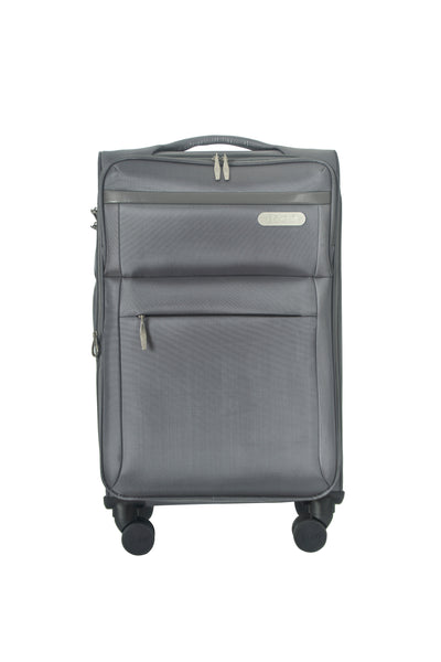 IZOD River Soft Shell Lightweight Expandable 360 Dual Spinning Wheels Combo Lock 28", 24", 20" 3 Piece Luggage Set