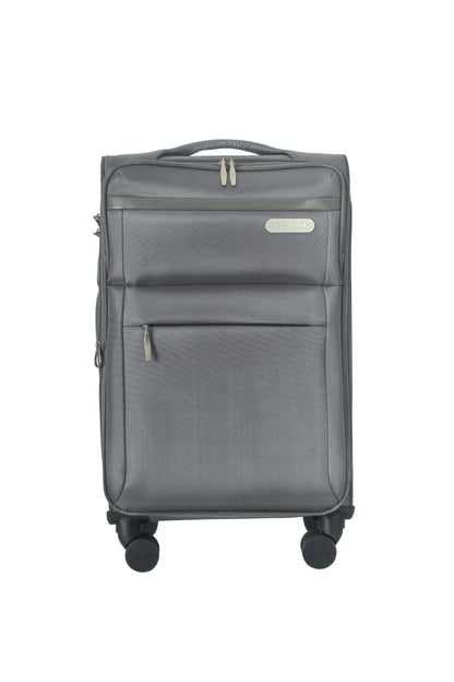 IZOD River Soft Shell Lightweight Expandable 360 Dual Spinning Wheels Combo Lock 28", 24", 20" 3 Piece Luggage Set