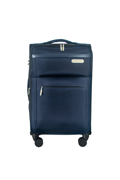 IZOD River Soft Shell Lightweight Expandable 360 Dual Spinning Wheels Combo Lock 28", 24", 20" 3 Piece Luggage Set