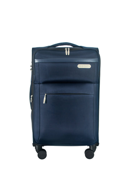 IZOD River Soft Shell Lightweight Expandable 360 Dual Spinning Wheels Combo Lock 28", 24", 20" 3 Piece Luggage Set
