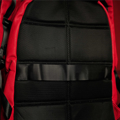 Red Leather Luxury Carry-On Patented Backpack (Only 300 Made)