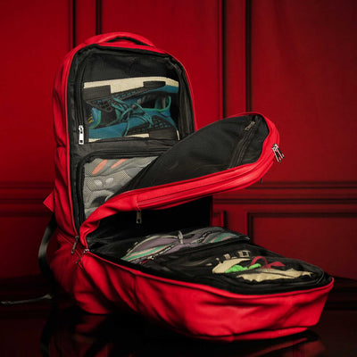 Red Leather Patented Shoe Bag (XL Design) *Holds Size 17