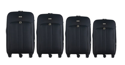 Sean Soft side Lightweight Expandable with 360° Dual Spinning Wheels and Combo Lock – Includes 32", 28", 24", 20" 4-Piece Luggage Set