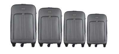 Sean Soft side Lightweight Expandable with 360° Dual Spinning Wheels and Combo Lock – Includes 32", 28", 24", 20" 4-Piece Luggage Set