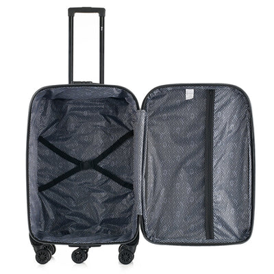 Sean Soft side Lightweight Expandable with 360° Dual Spinning Wheels and Combo Lock – Includes 32", 28", 24", 20" 4-Piece Luggage Set