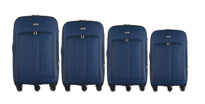 Sean Soft side Lightweight Expandable with 360° Dual Spinning Wheels and Combo Lock – Includes 32", 28", 24", 20" 4-Piece Luggage Set