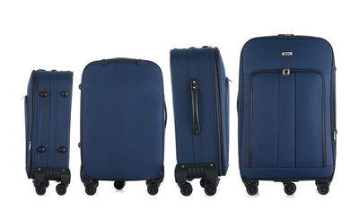 Sean Soft side Lightweight Expandable with 360° Dual Spinning Wheels and Combo Lock – Includes 32", 28", 24", 20" 4-Piece Luggage Set