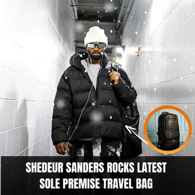 Black Leather Patented Carry-on Bag (XL Design) (Only 300 Made)