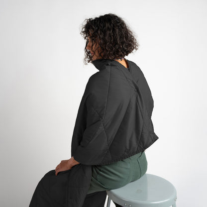 Layover™ XL Travel Blanket - Packable & Puffy | Black