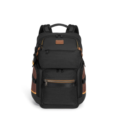 nomatic backpack vs tumi Alpha Bravo Nomadic Khaki Exterior material 90 Ballistic Nylon + 5 Polyester + 3 Polyurethane Leather + 2 Leather Adjustable strap Top carry handle with leather accent Bottom zip expansion Padded mesh back panel for comfort and support Daisy chains on the front shoulder straps and side gussets Luggage tag. Nomatic Backpack vs Travel Pack