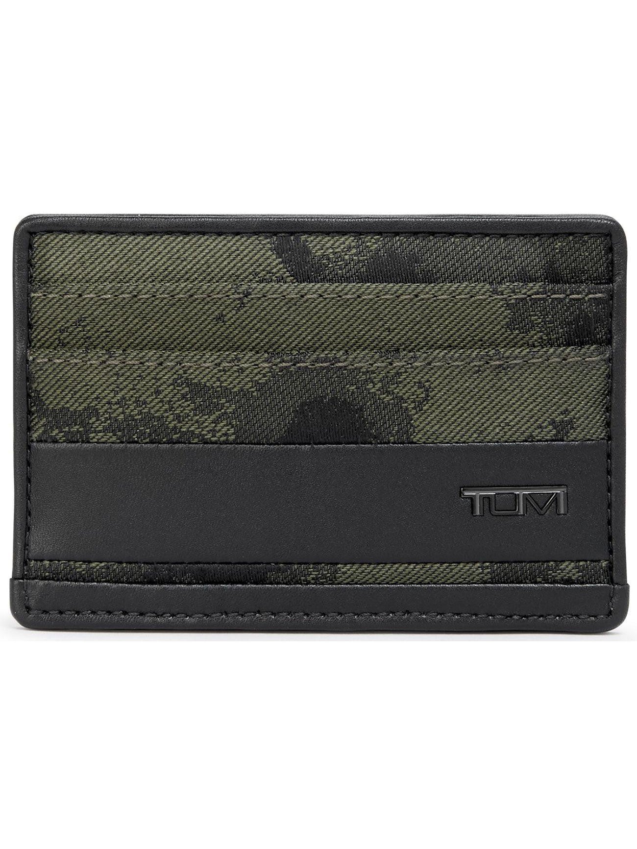 Men's Alpha S Leather Slim Card Case - Voyage Luggage