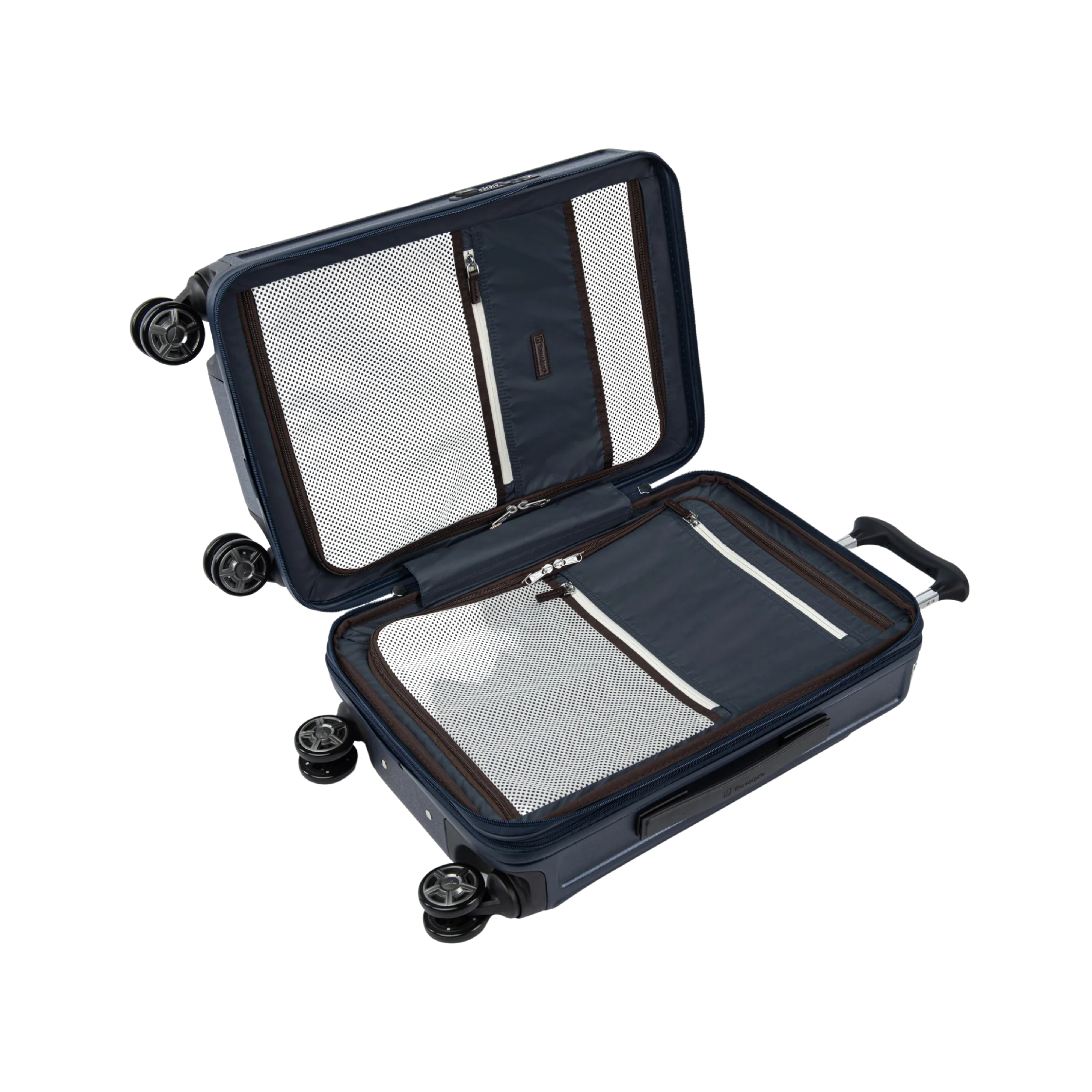 Maleta rígida expandible con ruedas y compartimentos rígidos Platinum Elite