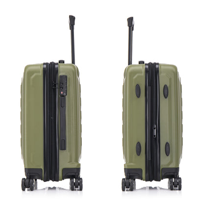 U.S. ARMY FOX PRO 20" Expandable Carry-On Suitcase with TSA Lock