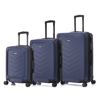 U.S. ARMY FOX PRO 3-Piece Luggage Set 20"/24"/28" Expandable Suitcases with TSA Lock