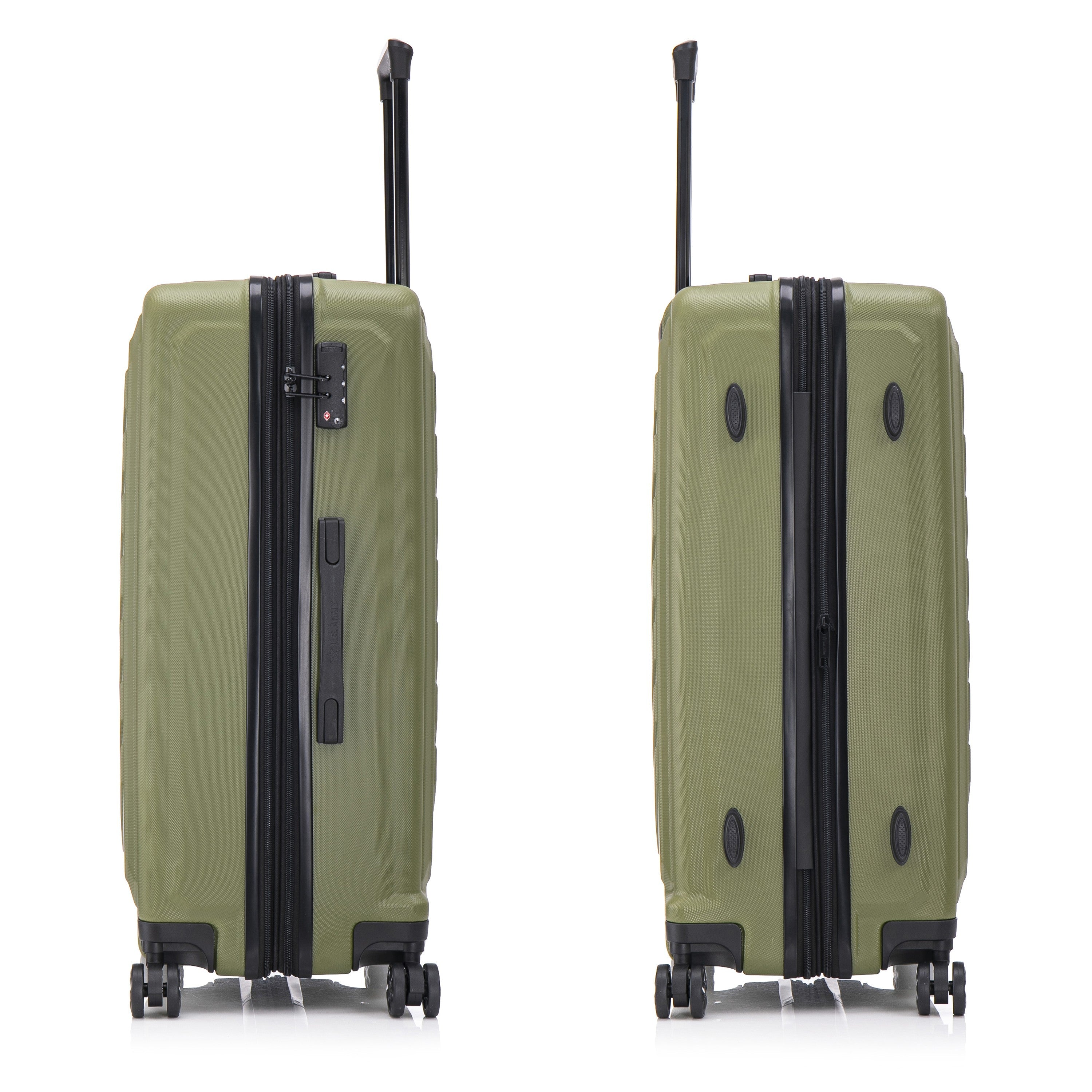 U.S. ARMY FOX PRO 3-Piece Luggage Set 20"/24"/28" Expandable Suitcases with TSA Lock