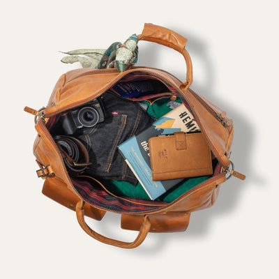 Leather Travel Duffle