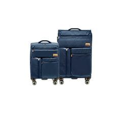 Xj-1901 2Pc set Softside Luggage (CO/M)