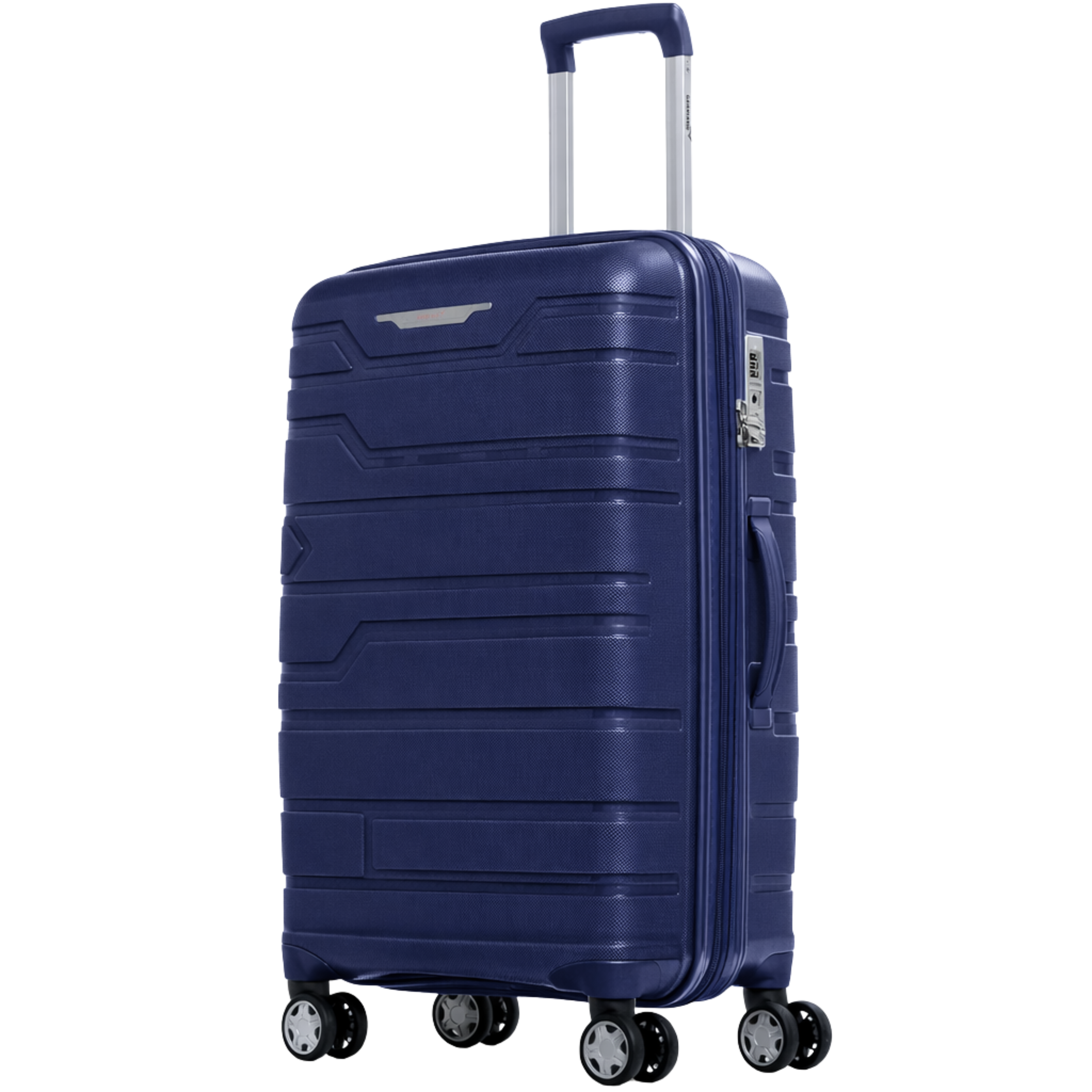 Juego de maletas rígidas Gabbiano con 8 ruedas, de polipropileno multicapa duradero, 3 piezas, 22, 26 y 31 pulgadas