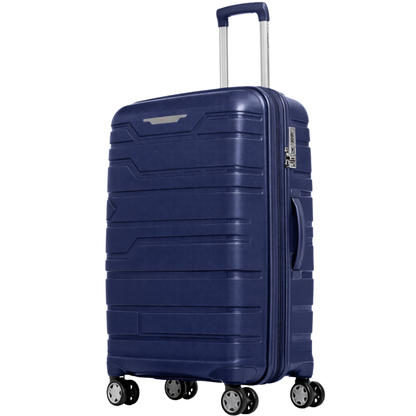 Juego de maletas rígidas Gabbiano con 8 ruedas, de polipropileno multicapa duradero, 3 piezas, 22, 26 y 31 pulgadas