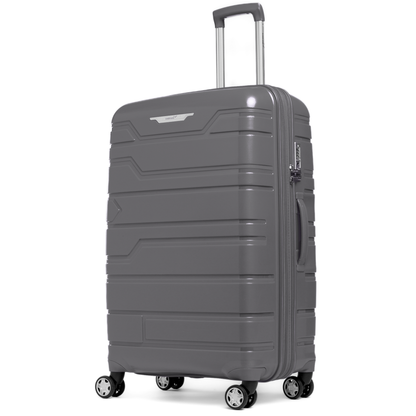 Juego de maletas rígidas Gabbiano con 8 ruedas, de polipropileno multicapa duradero, 3 piezas, 22, 26 y 31 pulgadas