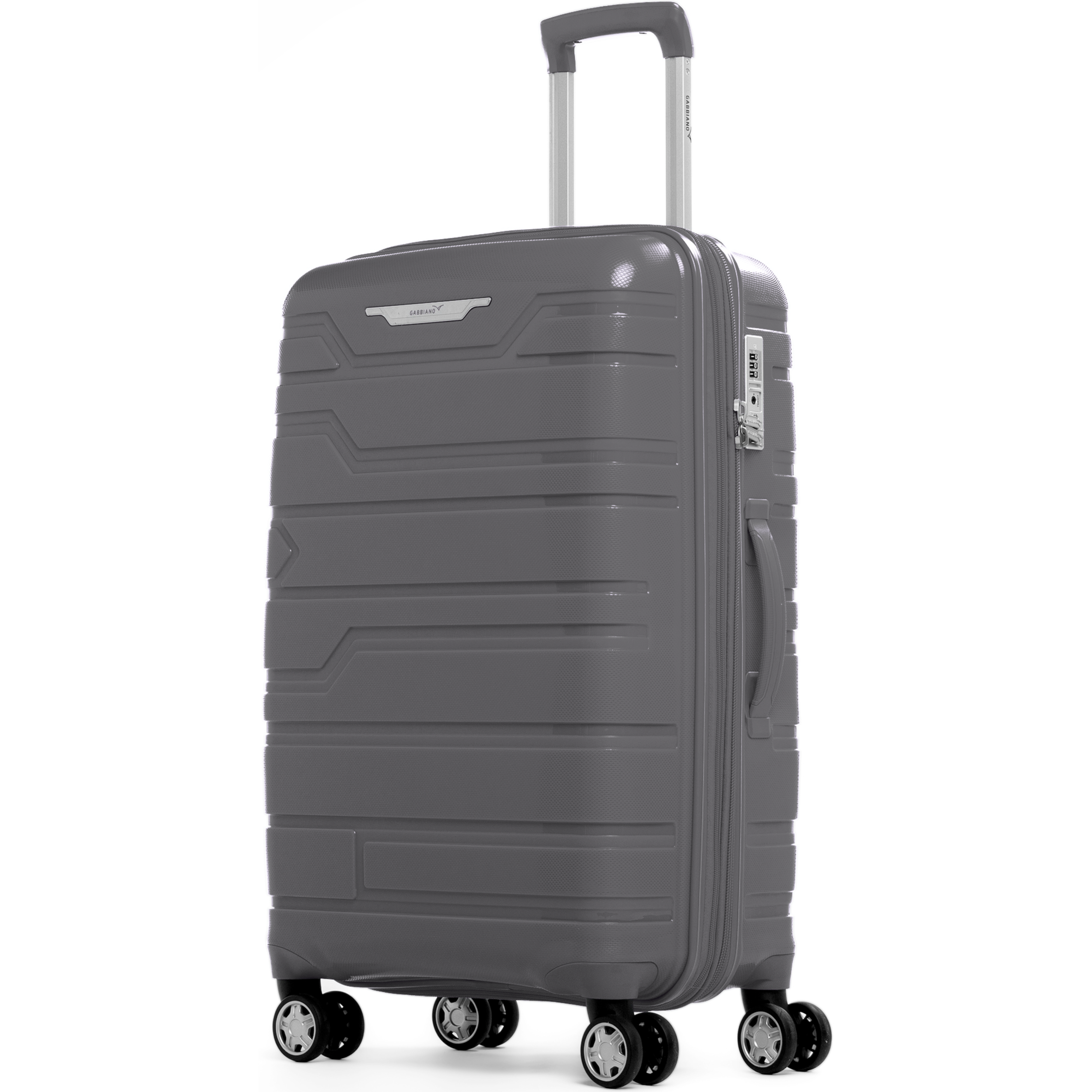 Juego de maletas rígidas Gabbiano con 8 ruedas, de polipropileno multicapa duradero, 3 piezas, 22, 26 y 31 pulgadas