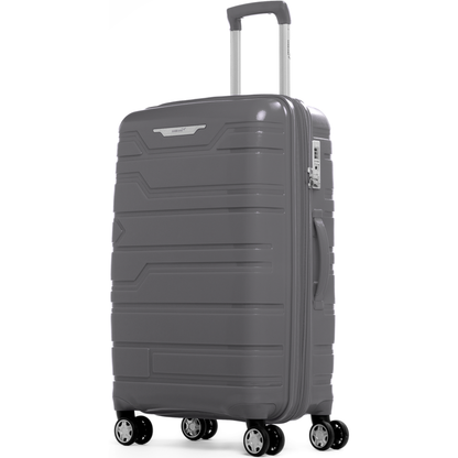 Juego de maletas rígidas Gabbiano con 8 ruedas, de polipropileno multicapa duradero, 3 piezas, 22, 26 y 31 pulgadas