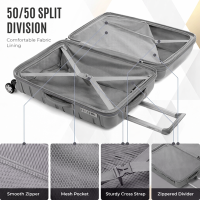 Gabbiano Spectra Collection 3 Pc Luggage Set