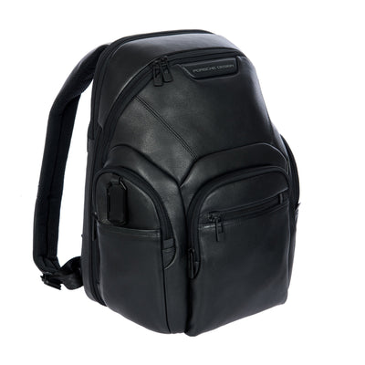 Porsche Roadster Leather Evo Backpack Expandable M