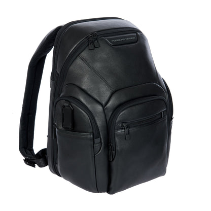 Porsche Roadster Leather Evo Backpack Expandable M