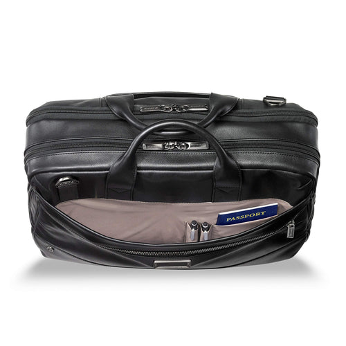 Briggs & Riley @Work Leather Medium Briefcase