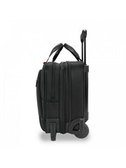 Work Medium 2-Wheel Expandable Briefcase