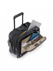 Work Medium 2-Wheel Expandable Briefcase