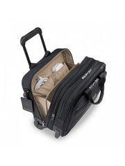 Work Medium 2-Wheel Expandable Briefcase