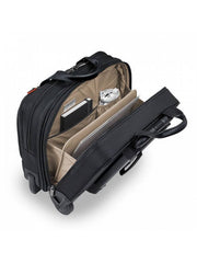 Work Medium 2-Wheel Expandable Briefcase