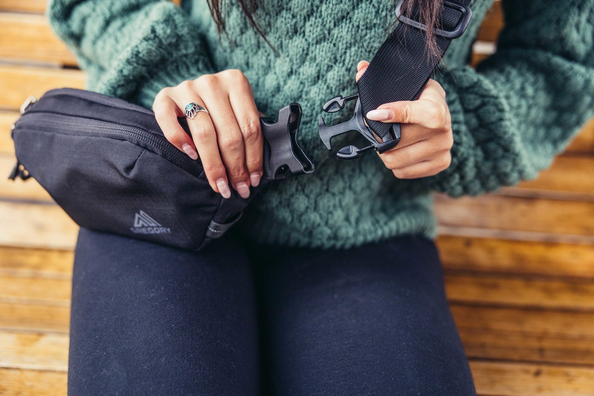 Gregory Rhune Belt Bag - Carbon Black
