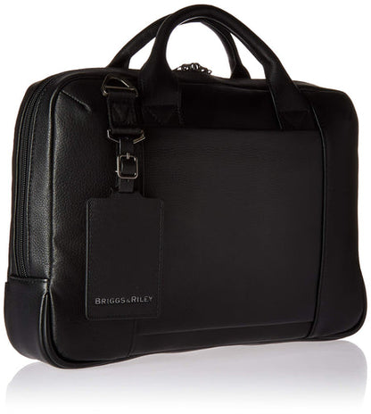 Briggs & Riley @Work Leather Slim Briefcase
