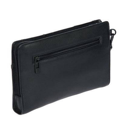 Porsche Roadster Leather Evo Clutch Bag With Front Pocket