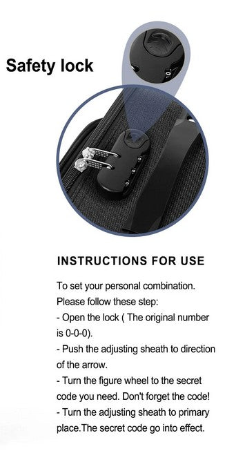 Multi-color Design ABS Hard Shell Lightweight with 360° Dual Spinning Wheels & Combo Lock – Includes 28", 24", 20" 3-Piece Luggage Set - Butterfly