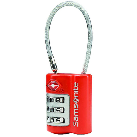 3 Dial Travel Sentry Cable Combination Lock - Voyage Luggage