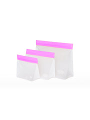 Reusable Zip Up Pouches (set of 3)