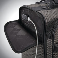 Herringbone Deluxe Domestic Expandable Spinner Carry-On