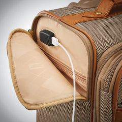 Herringbone Deluxe Domestic Expandable Spinner Carry-On