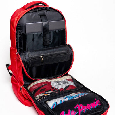 Red Polyester Carry-On Patented Backpack (Only 300 Made)