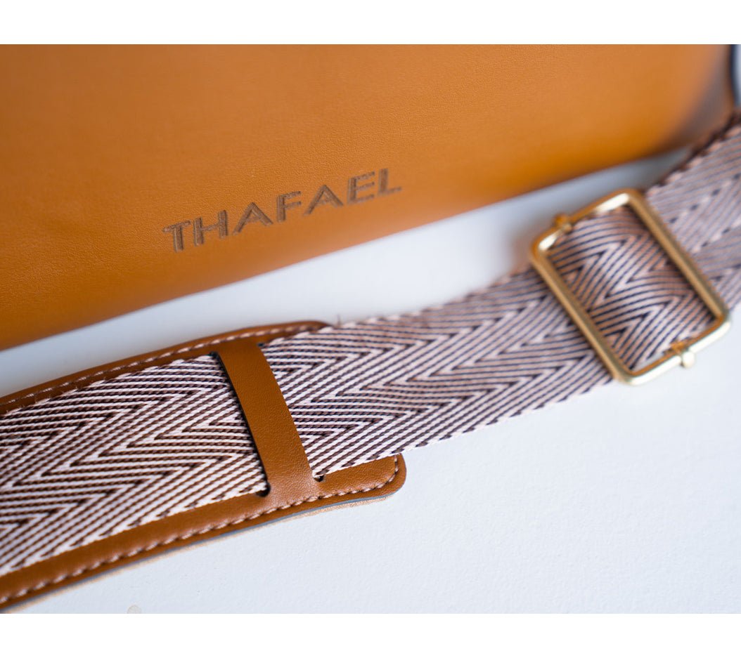 Thafael Crossbody Travel Bag – Anti-Theft, Vegan Cactus Leather (Limited Edition)
