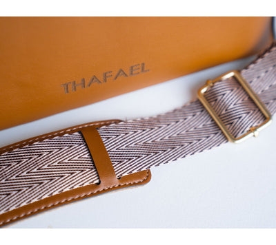Thafael Crossbody Travel Bag – Anti-Theft, Vegan Cactus Leather (Limited Edition)