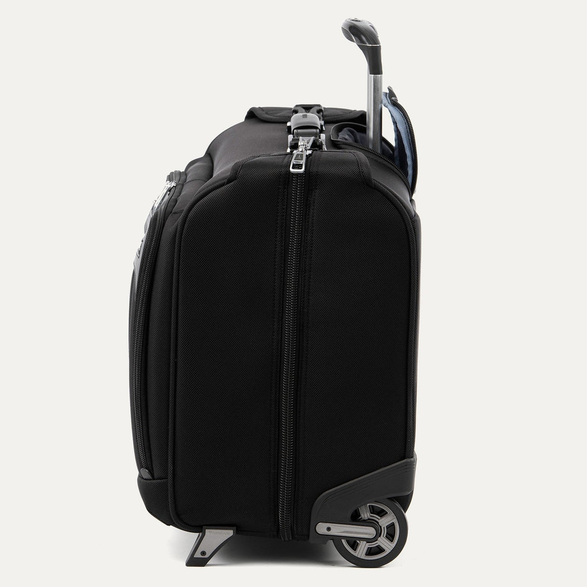 Travelpro Platinum Elite Rolling Garment Bag Shadow Black, side profile