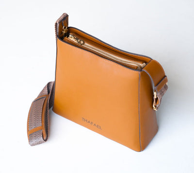 Thafael Crossbody Travel Bag – Anti-Theft, Vegan Cactus Leather