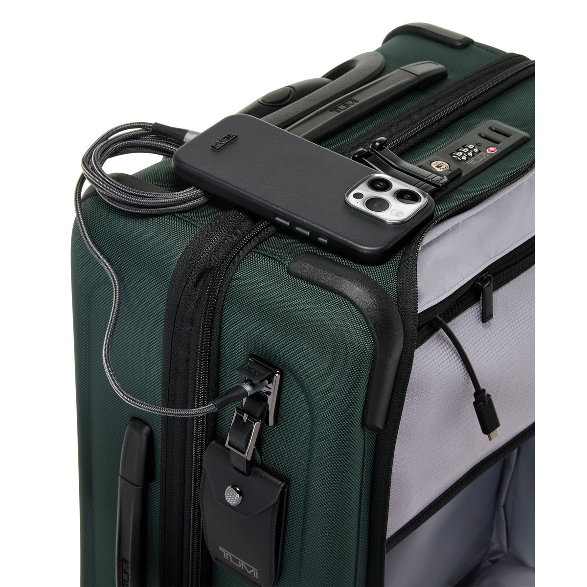 Tumi Alpha Large Dual Access Expandable Carry-On deep pine, image 11