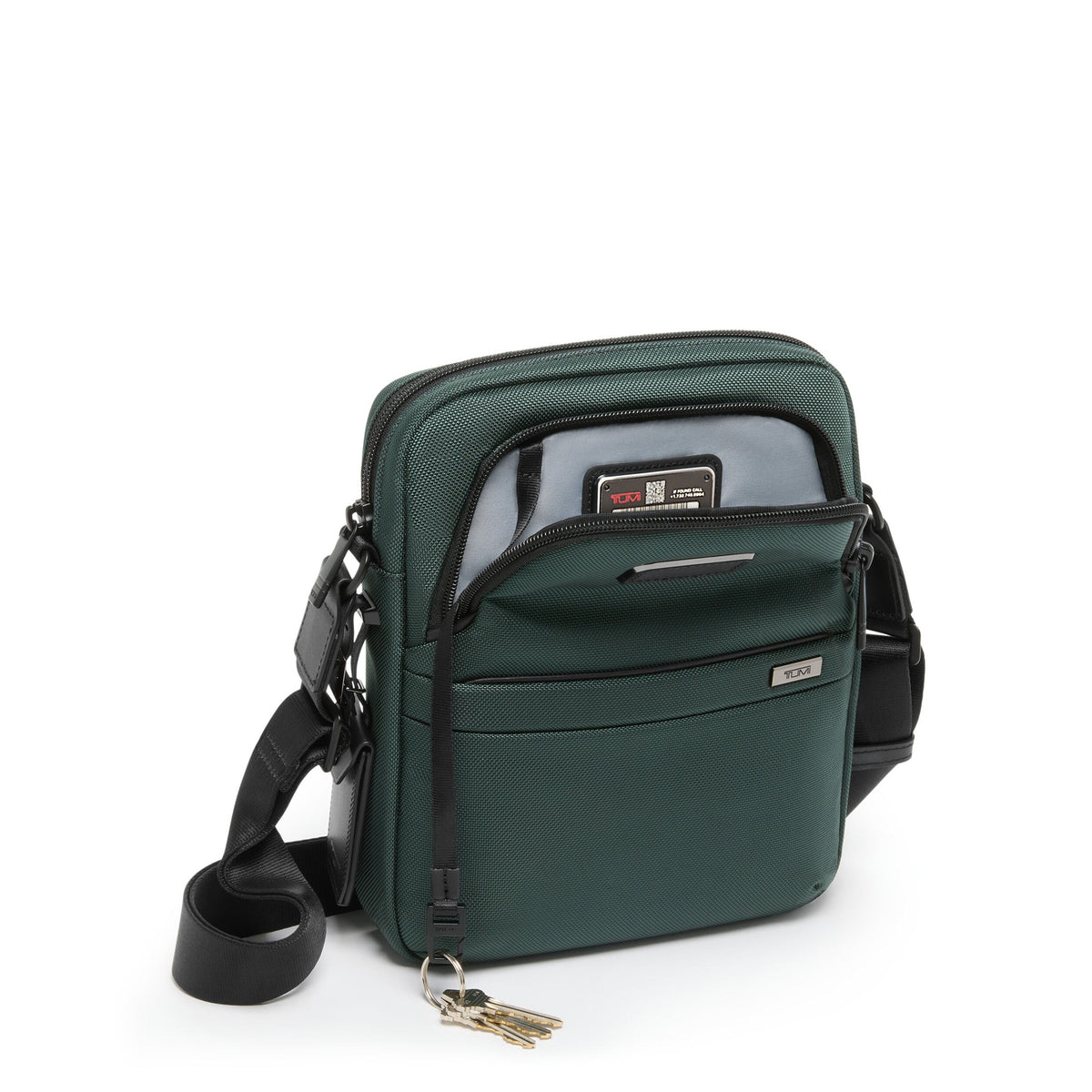 Tumi Alpha Medium Crossbody deep pine, image 3